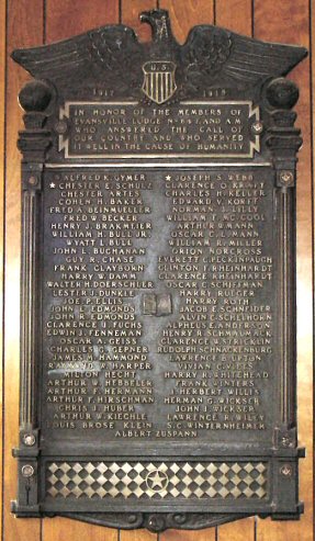 Masonic Temple Plaque